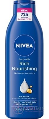 NIVEA Výživné tělové mléko suchá pokožka (bez pumpy), Rich Nourishing, 1x400 ml