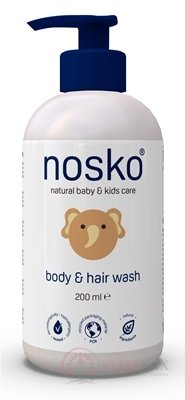 Nosko body &amp; hair wash dětský tělový a vlasový šampon 1x200 ml