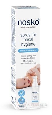 nosko sprej na nosní hygienu izotonická mořská voda 1x100 ml