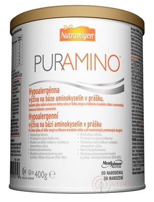 Nutramigen PURAMINO hypoalergenní výživa (od narození) 1x400 g