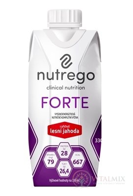 Nutrego FORTE s příchutí lesní jahoda 1x330 ml