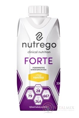 Nutrego FORTE s příchutí vanilka 1x330 ml