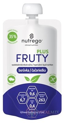 Nutrego FRUTY PLUS Borůvka kapsičky 4x175 ml