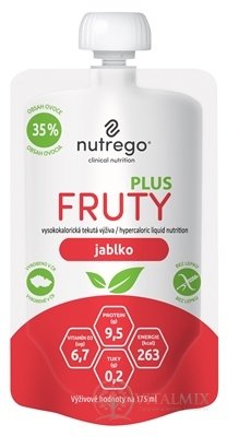 Nutrego FRUTY PLUS Jablko kapsičky 4x175 ml