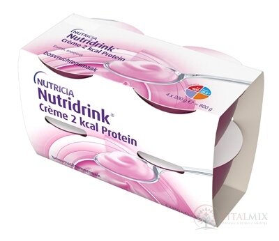 Nutridrink Crème 2 kcal Protein s příchutí lesního ovoce 24x200 g (4800 g)