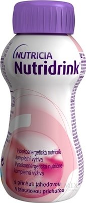 NUTRIDRINK jahodová příchuť (inov.2015) 4x200 ml