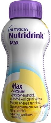 Nutridrink Max s vanilkovou příchutí (inov.2021) 4x300 ml (1200 ml)