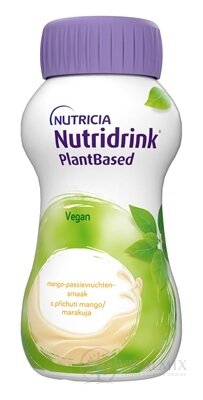 Nutridrink PlantBased s příchutí mango/marakuja 4x200 ml (800 ml)