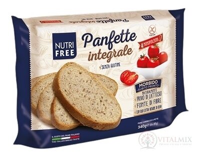NutriFree Panfette integrale chléb celozrnný, krájený (4 porce) 1x340 g
