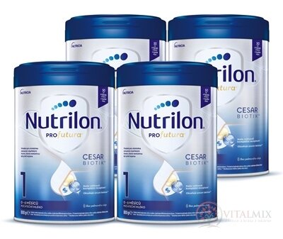 Nutrilon 1 Profutura CESARBIOTIK počáteční kojenecká výživa (0-6 měsíců) 4x800 g (3200 g)