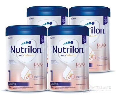 Nutrilon 1 Profutura DUOBIOTIK počáteční kojenecká výživa (0-6 měsíců) 4x800 g (3200 g)