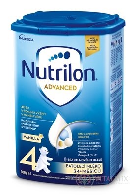 Nutrilon Advanced 4 VANILLA batolecí mléčná výživa v prášku (od 24 měsíců) 1x800 g
