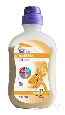Nutrini Multi Fibre tekutá výživa (od 1 do 6. let) 12x500 ml