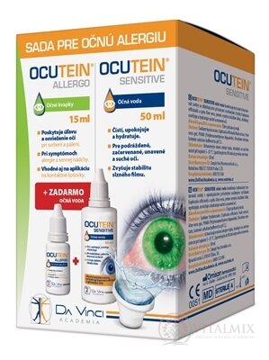 OCUTEIN ALLERGO oční kapky 15 ml + zdarma OCUTEIN SENSITIVE oční voda 50 ml, 1x1 set