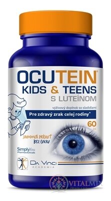 Ocutein Kids &amp; Teens s luteinem - DA VINCI želé 1x60 ks