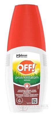 OFF! Proti klíšťatům rozprašovač repelent 1x100 ml
