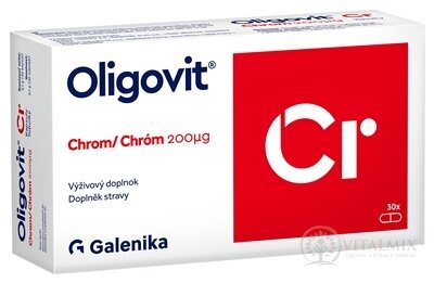 Oligovit Cr 200 µg cps (chrom) 1x30 ks