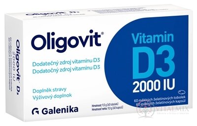 Oligovit Vitamin D3 2000 IU cps 1x60 ks