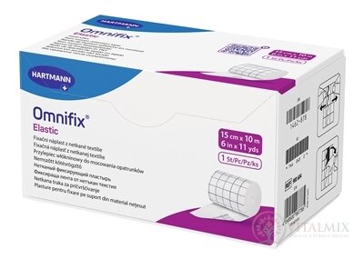 OMNIFIX ELASTIC hypoalergenní náplast fixační z netkaného textilu (15cmx10m) 1x1 ks