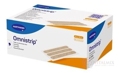OMNISTRIP hypoalergenní proužky na stažení rány (6x76 mm) 50x3 ks (150 ks)