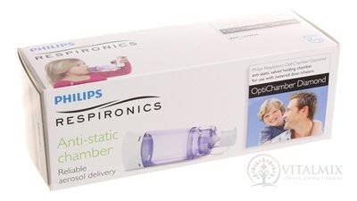 OptiChamber Diamond NÁSTAVEC inhalačního antistatický, s ventilovým systémem, 1x1 ks