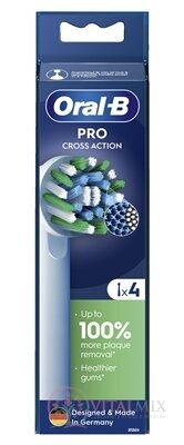 Oral-B CROSS ACTION White čistící náhradní hlavice 1x4 ks