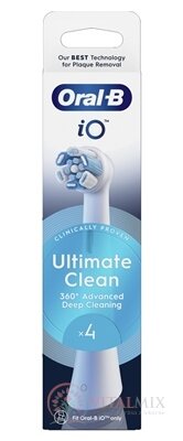 Oral-B iO ULTIMATE CLEAN White čistící náhradní hlavice 1x4 ks