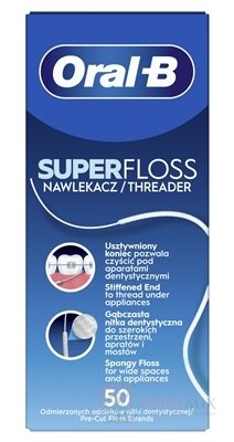 Oral-B Super floss Mint ZUBNÍ NIT mentolová 1x50 ks