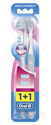 Oral-B Ultrathin Precision GUM CARE XS DUO zubní kartáček ExtraSoft s menší hlavou, vlákna 0,01mm, 1x2 ks