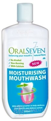 OralSeven zvlhčující ústní voda maxi 1x500 ml