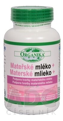 ORGANIKA Mateřské mléko + cps 1x60 ks