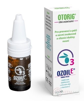 OTORIG ušní a nosní kapky, OzoilE 1x10 ml