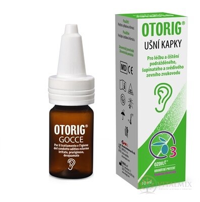 OTORIG ušní kapky, OzoilE 1x10 ml
