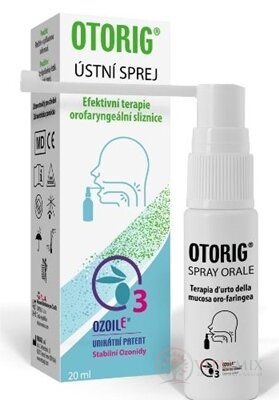 OTORIG ústní sprej, OzoilE 1x20 ml