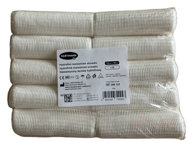 Obinadlo hydrofilní neelastické pletené, nesterilní (12 cm x 10 m) 1x10 ks