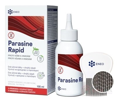 Phyteneo Parasine Rapid sol 100 ml+ (hřeben a čepice zdarma), 1x1 set