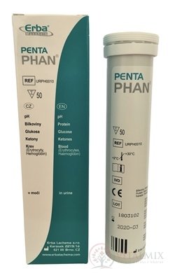 PENTAPHAN diagnostické proužky na moč 1x50 ks