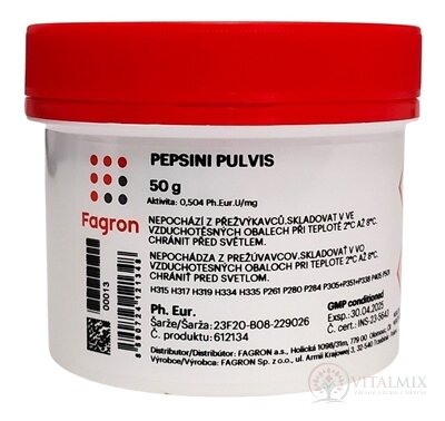 Pepsini pulvis - FAGRON 1x50g