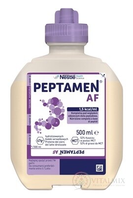 PEPTAMEN AF sol, enterální výživa 1x500 ml