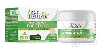 Petit CHENE Massage balm BREATHING masážní balzám borovice - eukalypt 1x40 ml