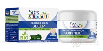 Petit CHENE Massage balm SLEEP masážní balzám pomerančový květ - levandule 1x40 ml