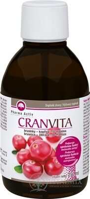 Pharma Activ CRANVITA Brusinka- Kopřiva- D-manosa tekutina 1x250 ml