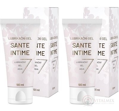 Pharma Activ Lubrikační gel SANTE INTIME na bázi vody 2x100 ml (200 ml)