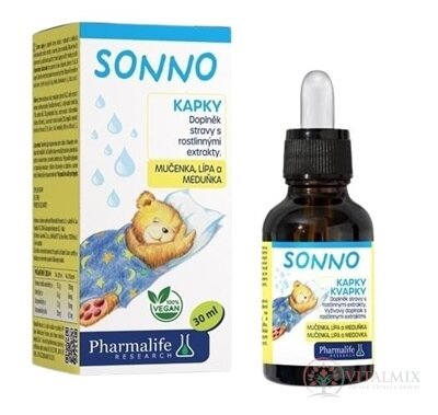Pharmalife SONNO KAPKY - Galenika s extrakty z mučenky, lípy a meduňky, 1x30 ml