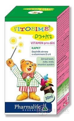 Pharmalife Vitamin D3 + K2 pro děti kapky 1x30 ml