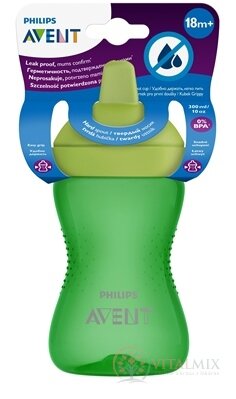 AVENT HRNEK s tvrdým pítkem 300 ml od 18 měsíců, pro chlapce, 1x1 ks