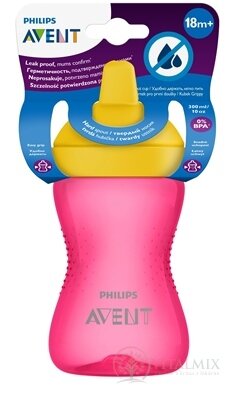 AVENT HRNEK s tvrdým pítkem 300 ml od 18 měsíců, pro dívku, 1x1 ks