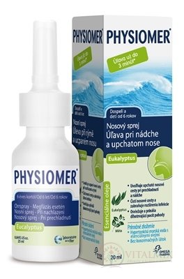 PHYSIOMER Nosní sprej Eukalyptus spr 1x20 ml