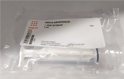Pipeta dávkovací 5 ml + adaptér SyrSpend - FAGRON 1x1 ks