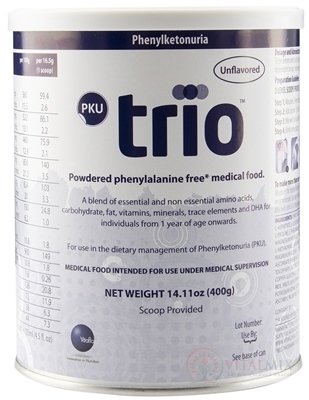 PKU Trio plv (fenylketonurie) 1x400 g